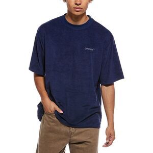 Off-White™ Mens  Towel Terry T-Shirt, Blue